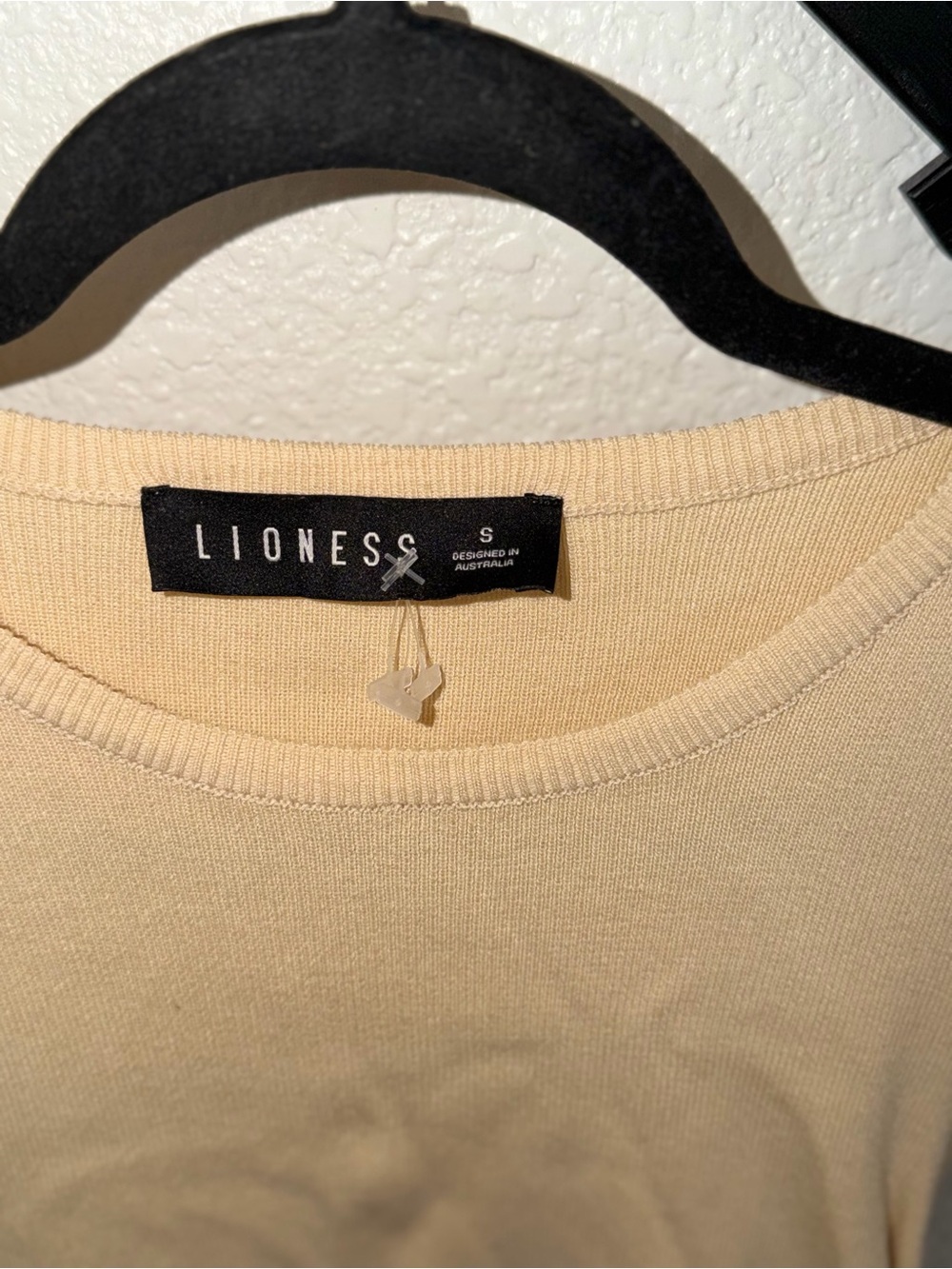 Lioness Military Minds Beige Ruched Drawstring Mini Dress Size Small - Picture 3 of 4